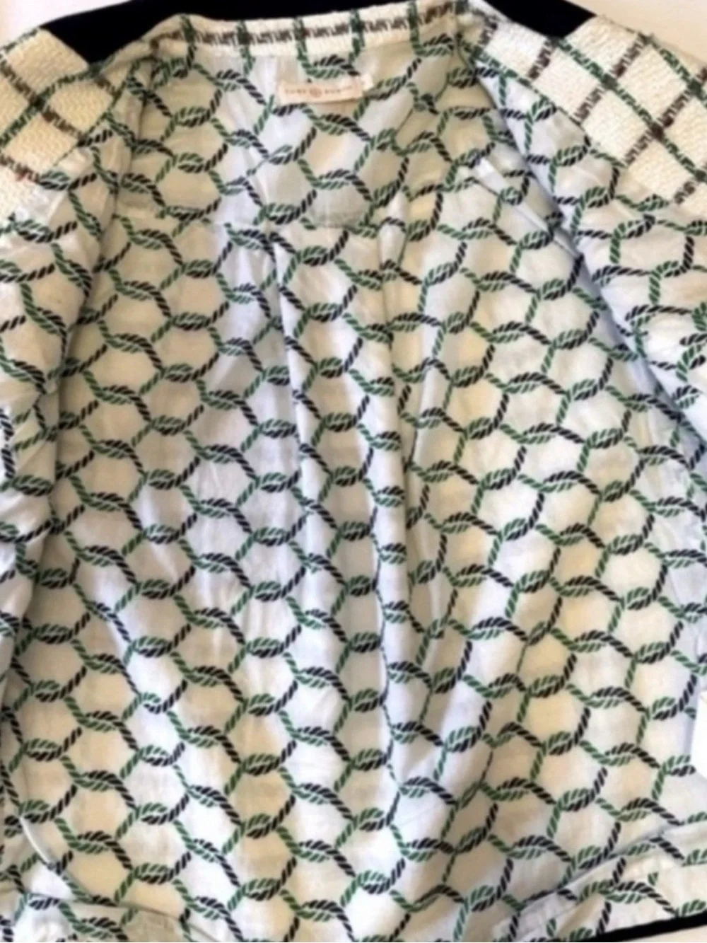 Tory Burch Pocomo Jetty Tweed Check Plaid Blazer